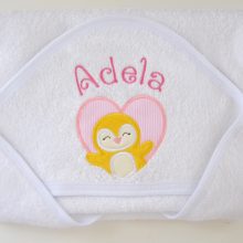 Prosop cu pinguin galben