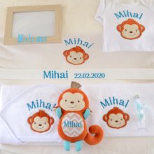 Trusou cu maimutica, roscat, 9 piese