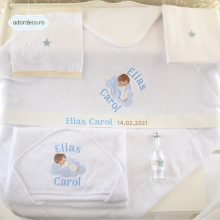 Trusou de botez cu ingeras, 8 piese