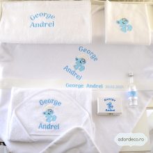 Trusou cu bebe strumf, 8 piese